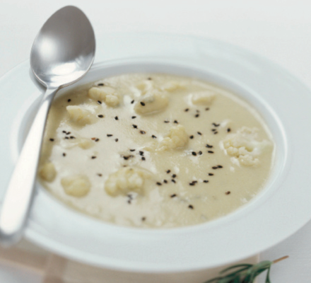Soupe de chou-fleur et poires