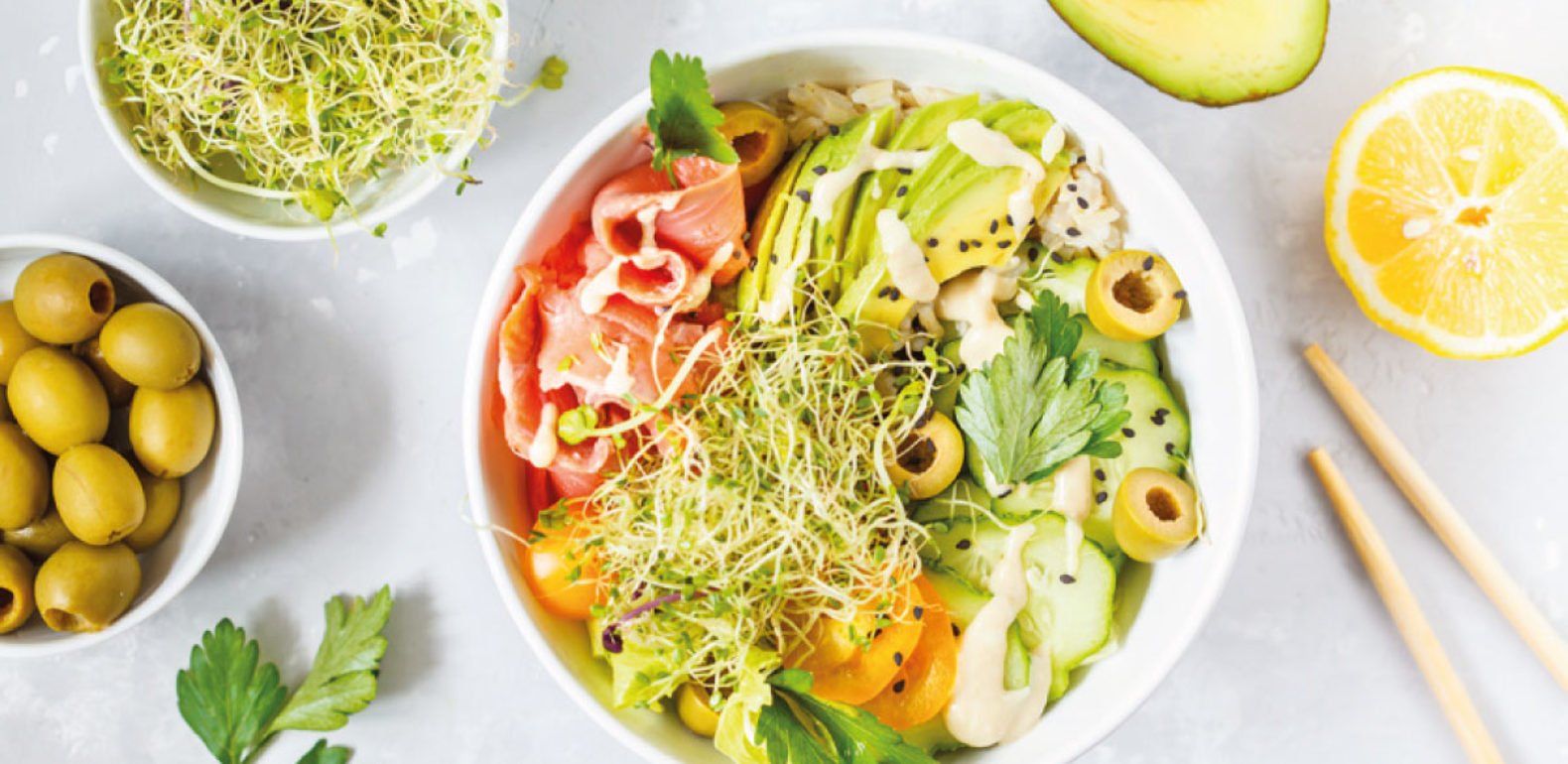 POKE BOWL AUX GRAINES GERMÉES